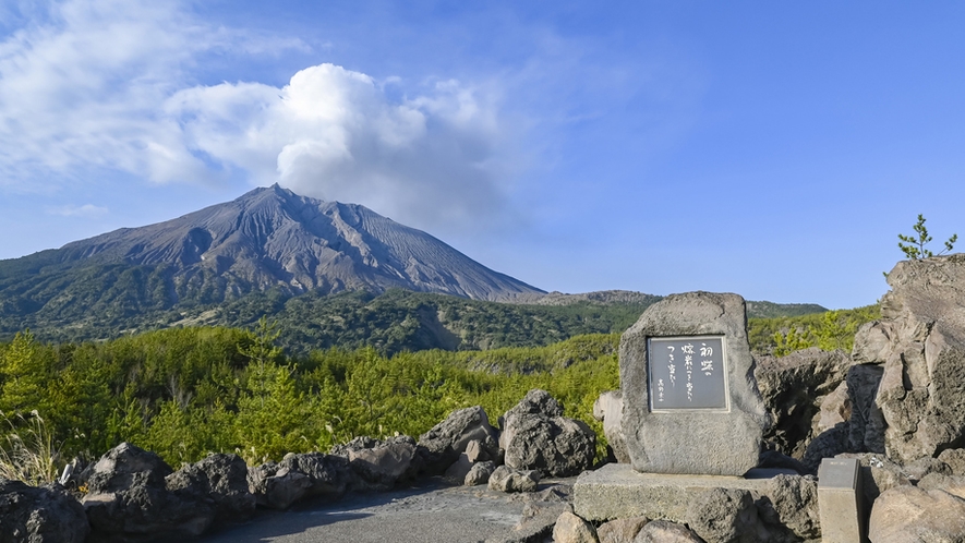 [桜島]鹿児島の観光名所と言ったらやっぱり『桜島』！当館より車で約20分。