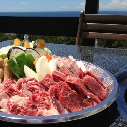 【手ぶらBBQプラン】オーシャンビューテラスBBQを堪能＜スタンダードBBQ：朝夕付き＞