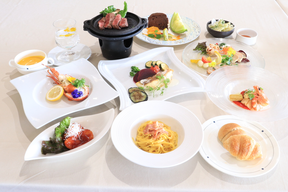 【彩り和洋中_雅プラン　飲み放題付】３種の露天風呂で温泉も満喫