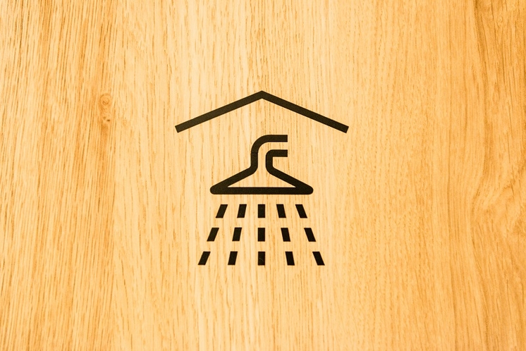 シャワールームのロゴ