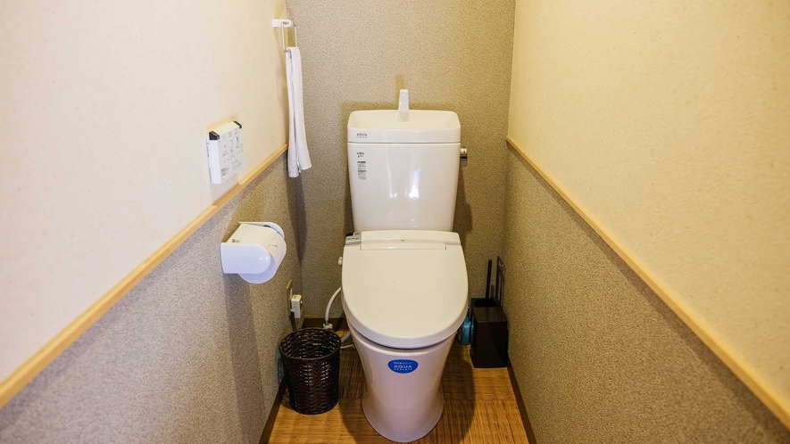 ・【1階トイレ】洗面トイレは各階にあり大人数でのご利用時も不便がありません