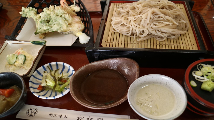 手打ち蕎麦が自慢