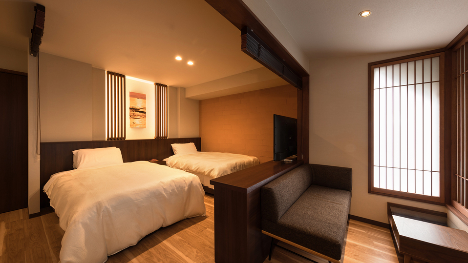 【スタンダードツイン】コンパクトにすべて揃った過ごしやすさ。