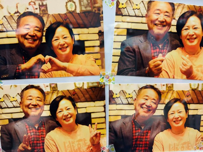 ナイスミドルな素敵な笑顔のコラージュ