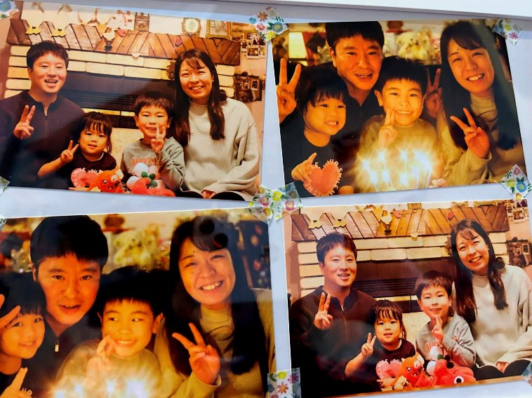 家族で結婚記念日をお祝い