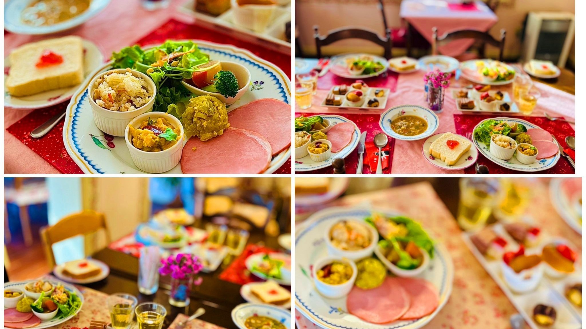 朝食コラージュ