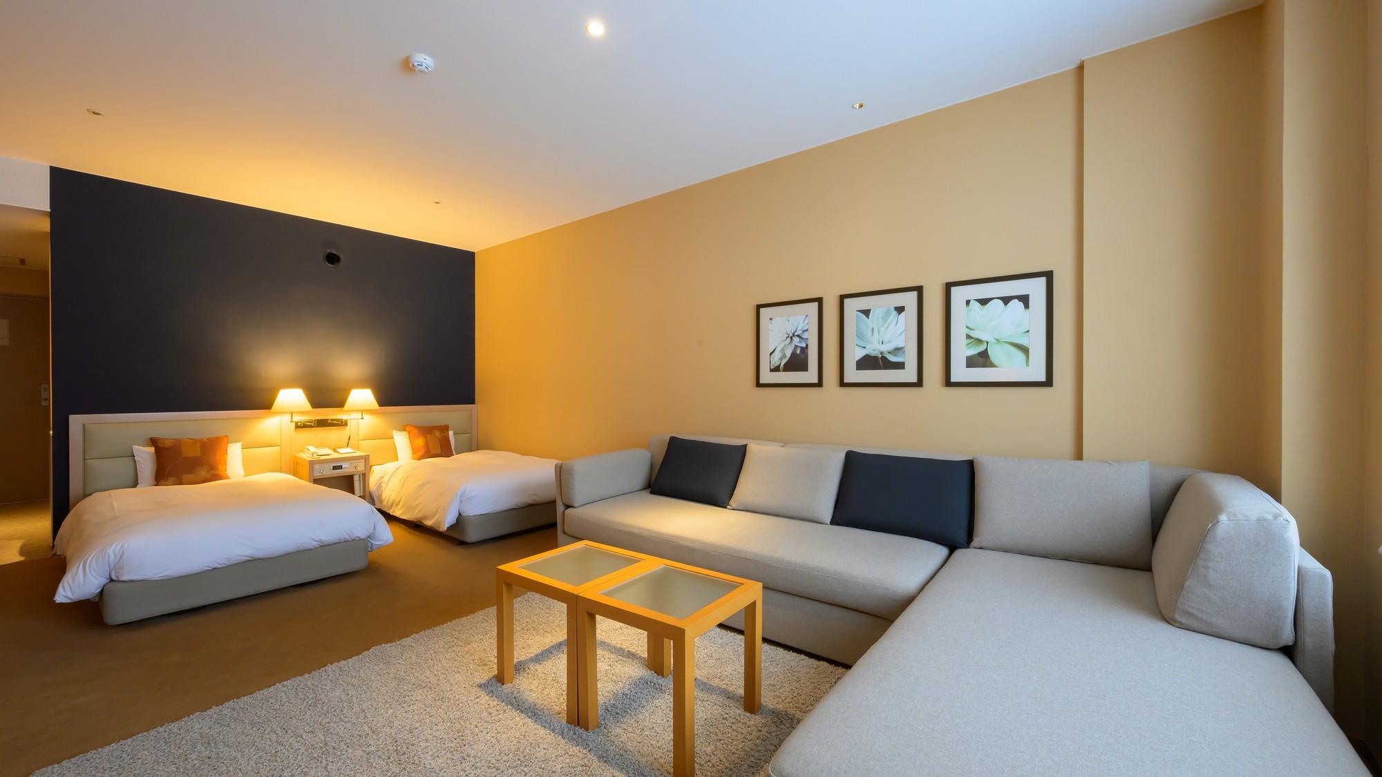 【コンフォートツイン】安らぎと落ち着いた空間でゆったりとお過ごしください。夫婦・カップル向きのお部屋