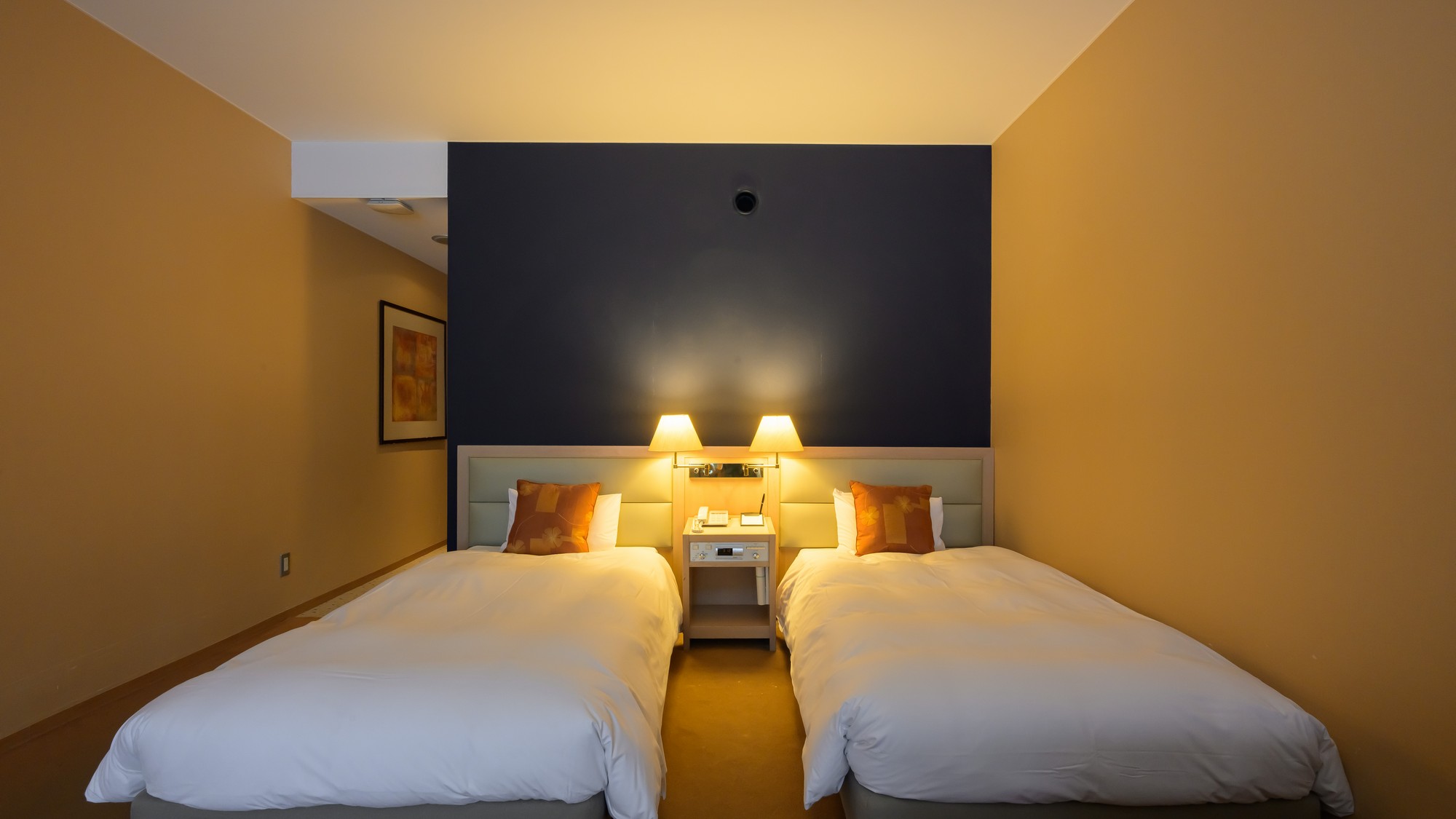 【コンフォートツイン】安らぎと寛ぎを感じる洋室のお部屋です。夫婦・カップルに向いております。