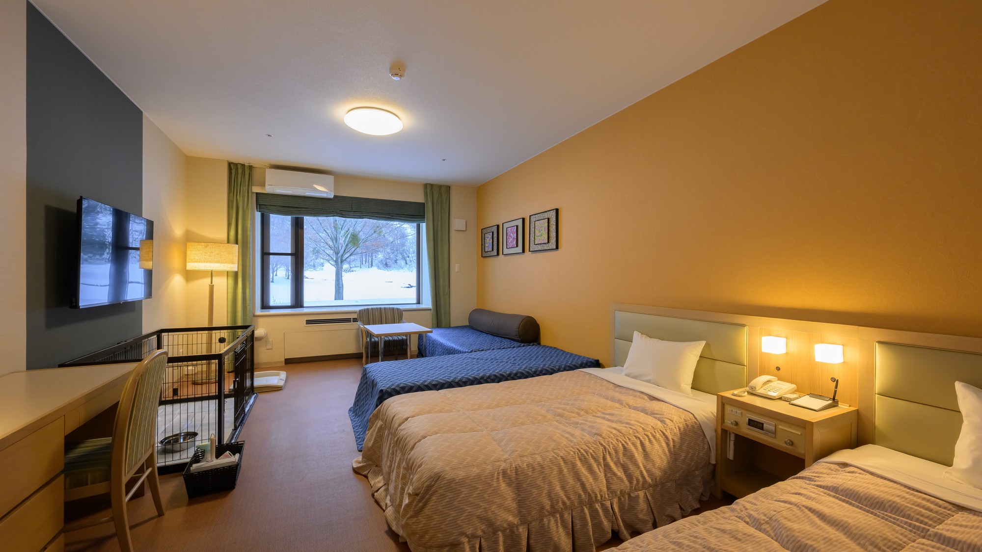 【スタンダードルーム ペット対応ルーム】愛犬、愛猫と一緒に泊まれるお部屋です。