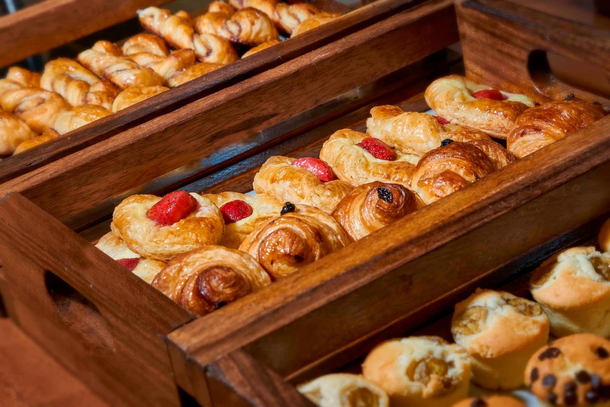 朝食ビュッフェ