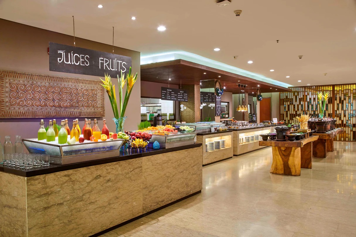 朝食ビュッフェ