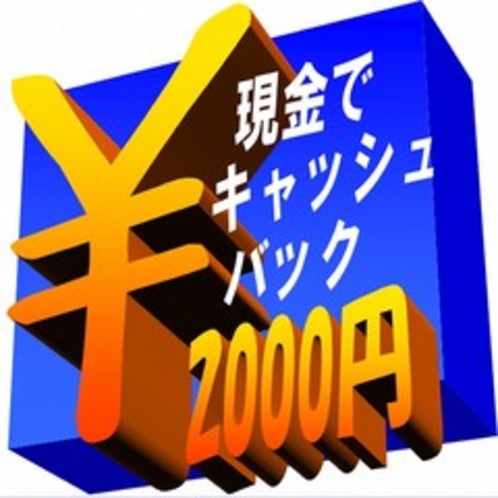 ｷｬｯｼｭﾊﾞｯｸ2000円