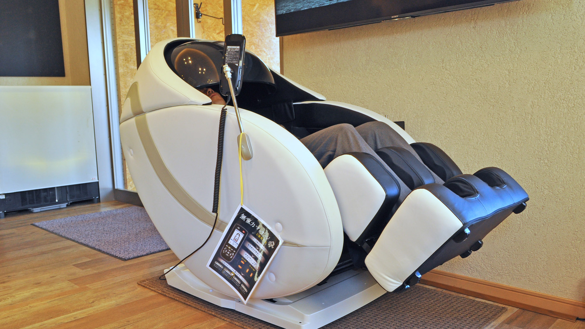 【マッサージ機】無重力感覚で身体に負担がかかりません