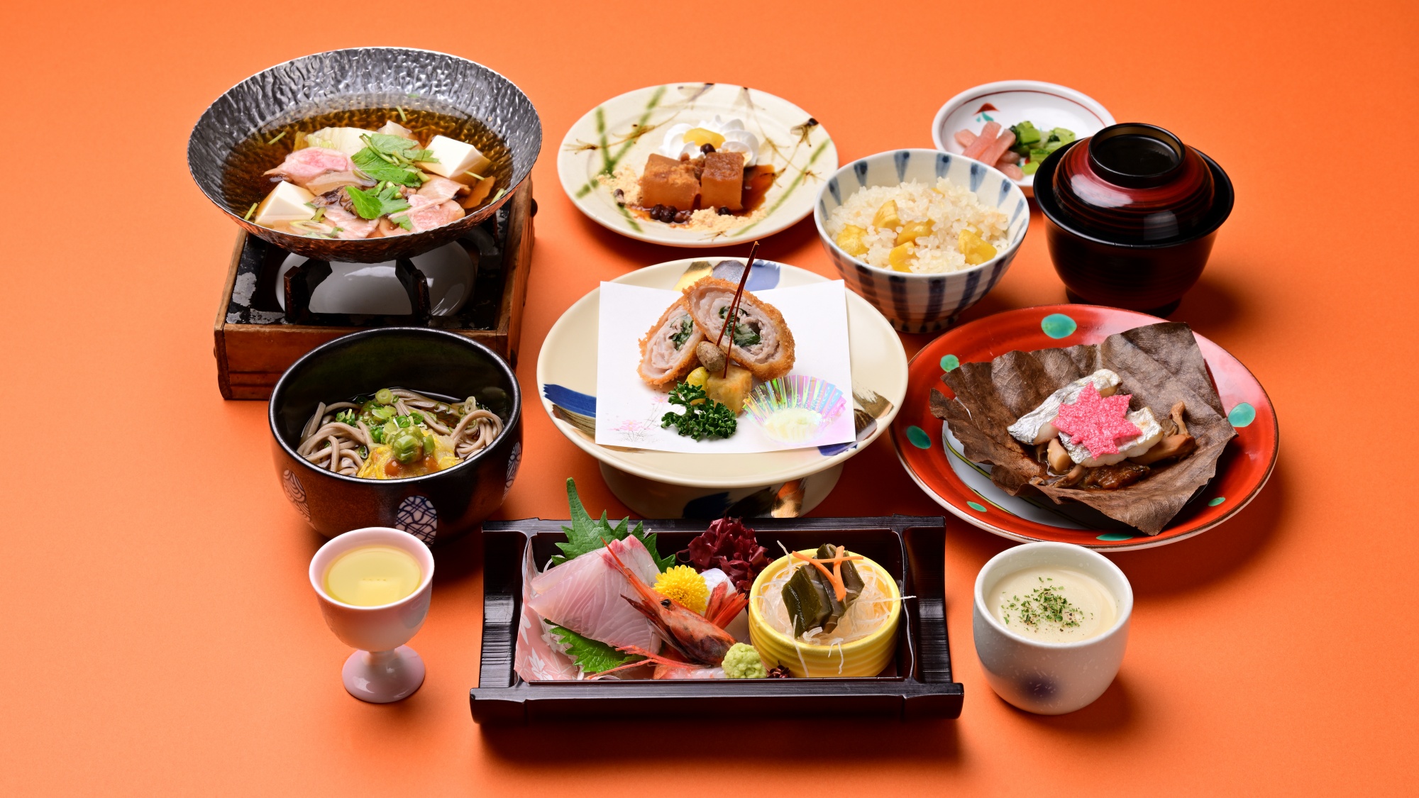 *【ゆめの森会席】25年秋のお食事一例