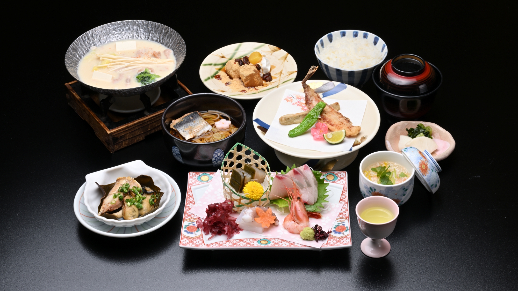 *【ゆめの森会席】25年冬のお食事一例