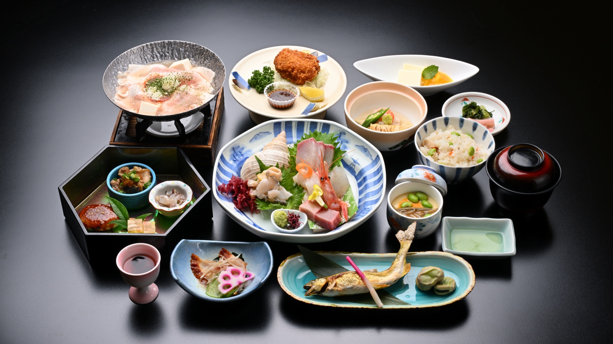 *【おわら会席】25年夏のお食事一例