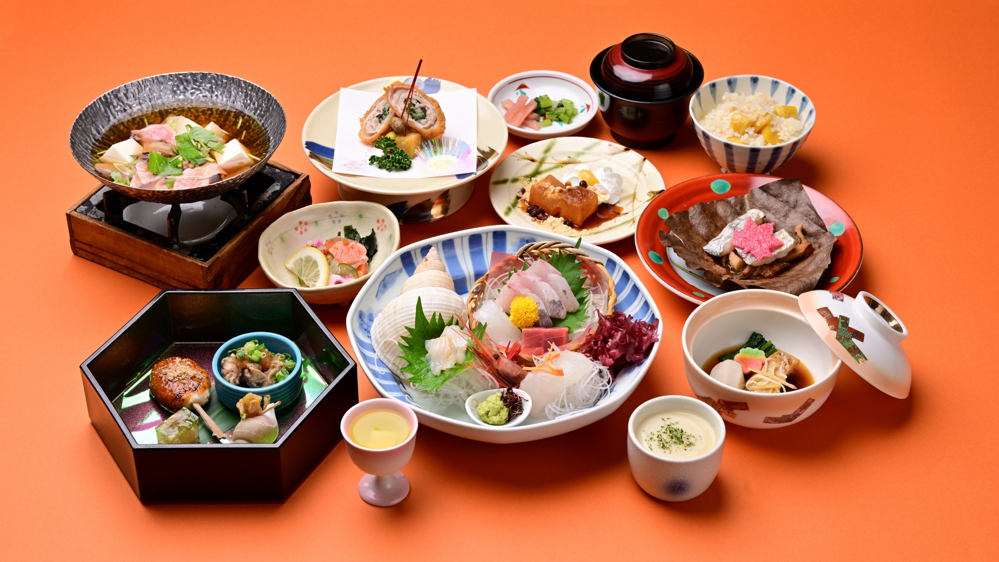 *【おわら会席】25年秋のお食事一例