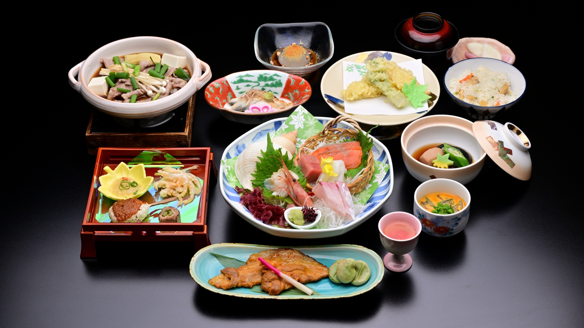 *【おわら会席】26年夏のお食事一例
