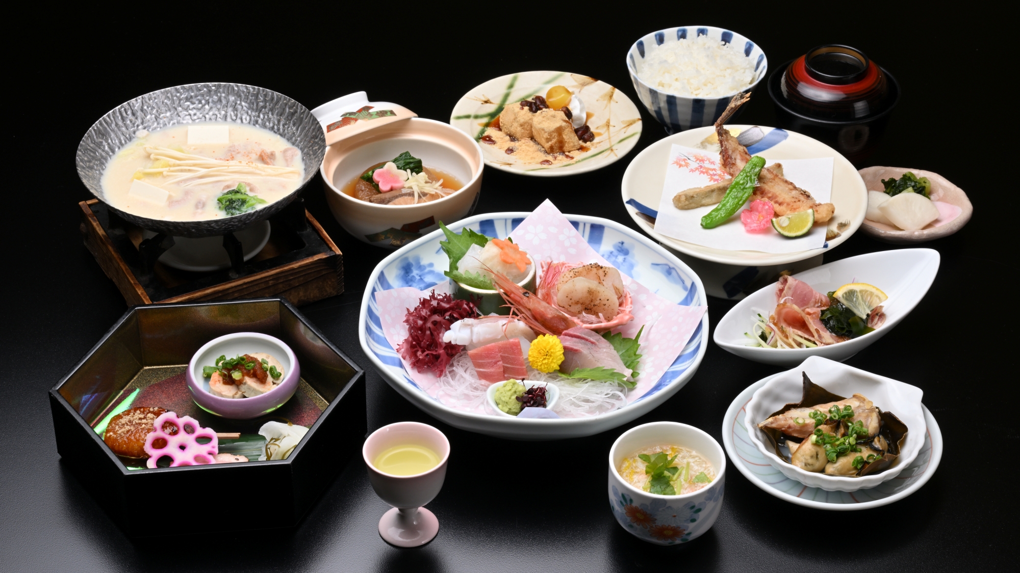 *【おわら会席】25年冬のお食事一例