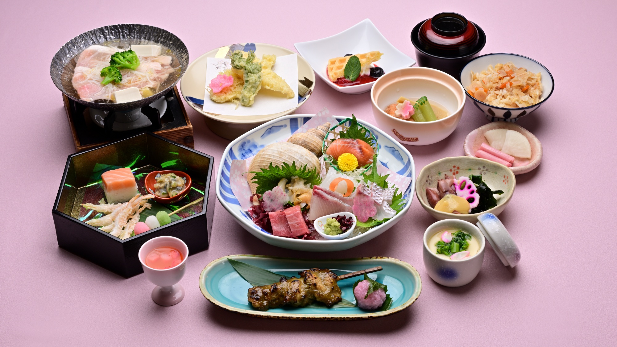 *【おわら会席】26年春のお食事一例