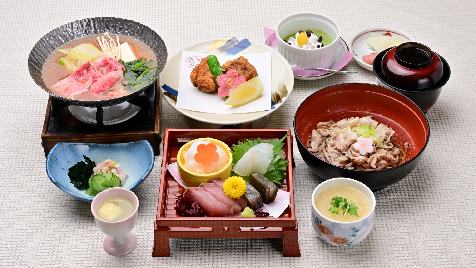 *【ゆめの森会席】25年冬のお食事一例