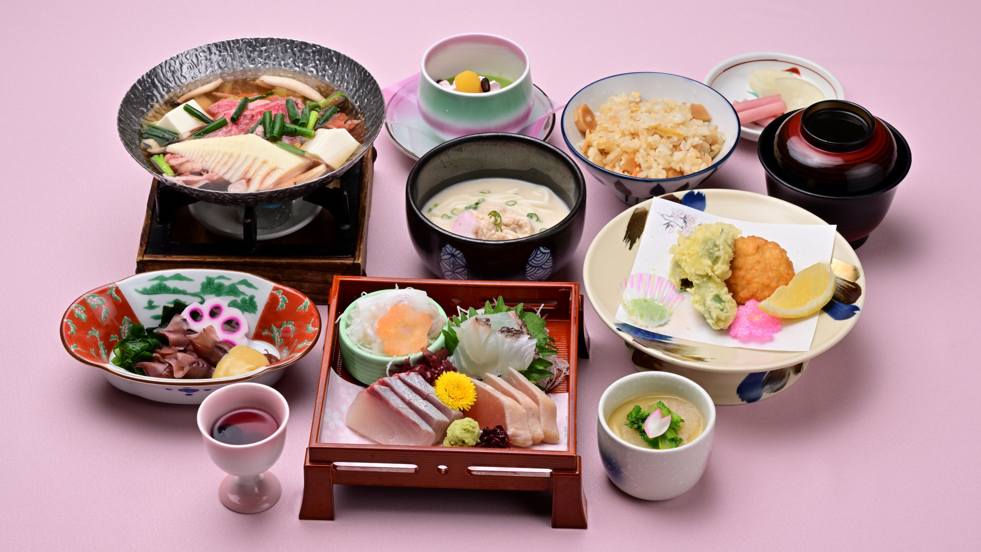 *【ゆめの森会席】25年春のお食事一例
