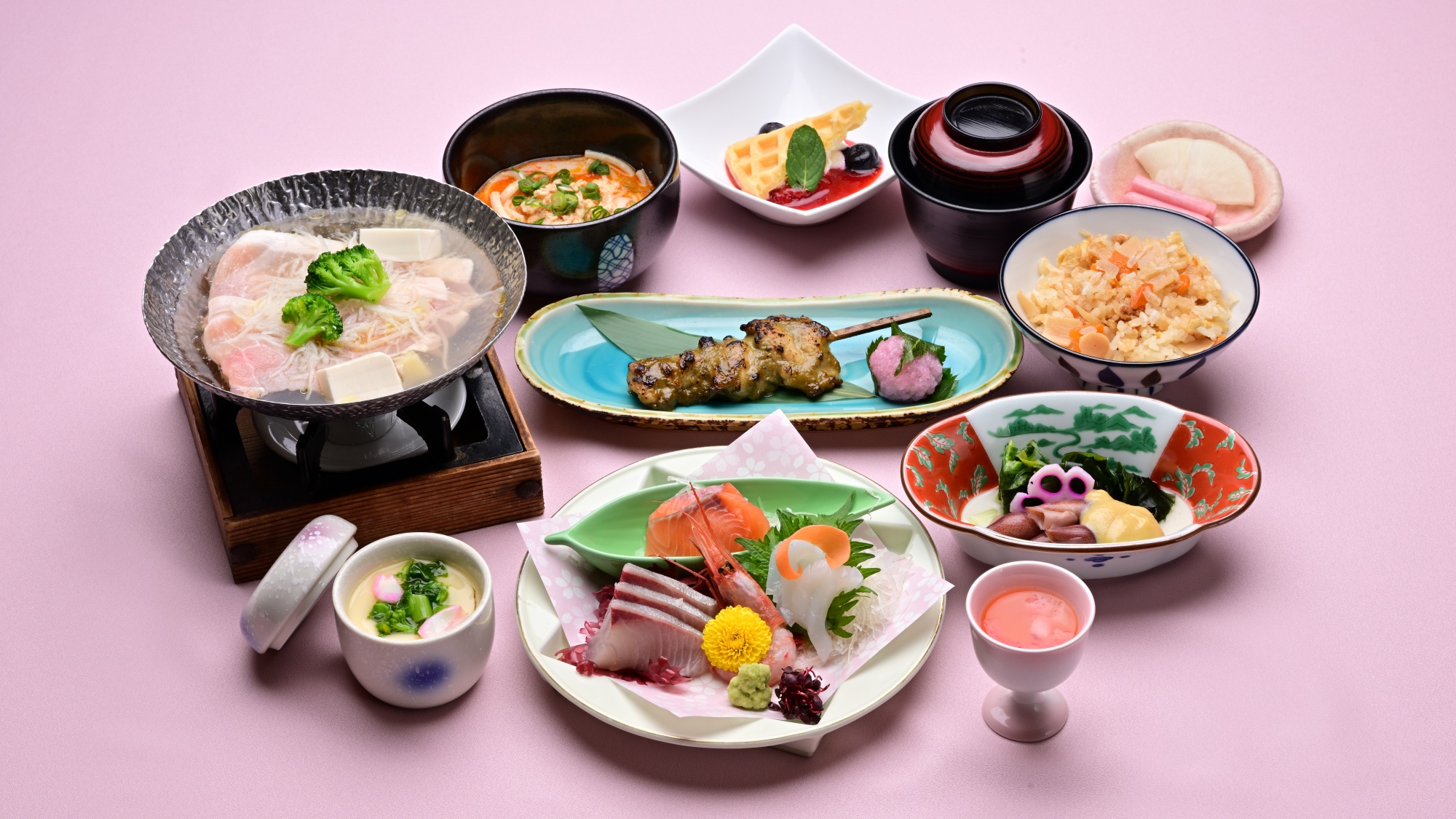 *【ゆめの森会席】26年春のお食事一例