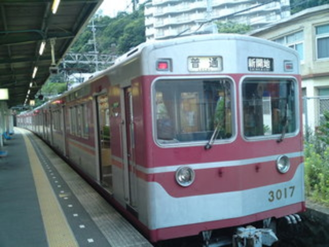 有馬温泉駅　電車