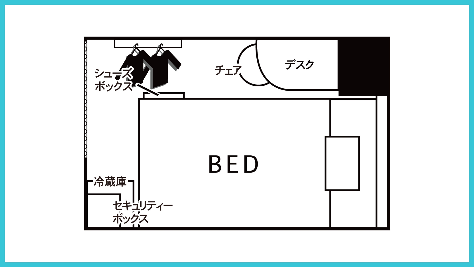 【禁煙】レディースキャビンルーム〈個室間取り〉