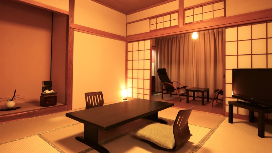 客室飯綱・黒姫は、和室八畳のスタンダードな和室です。 