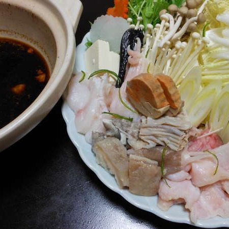 ＼あんこう鍋＆舟盛りプラン／自家特製味噌仕立あんこう鍋にお刺身舟盛＆土瓶蒸し