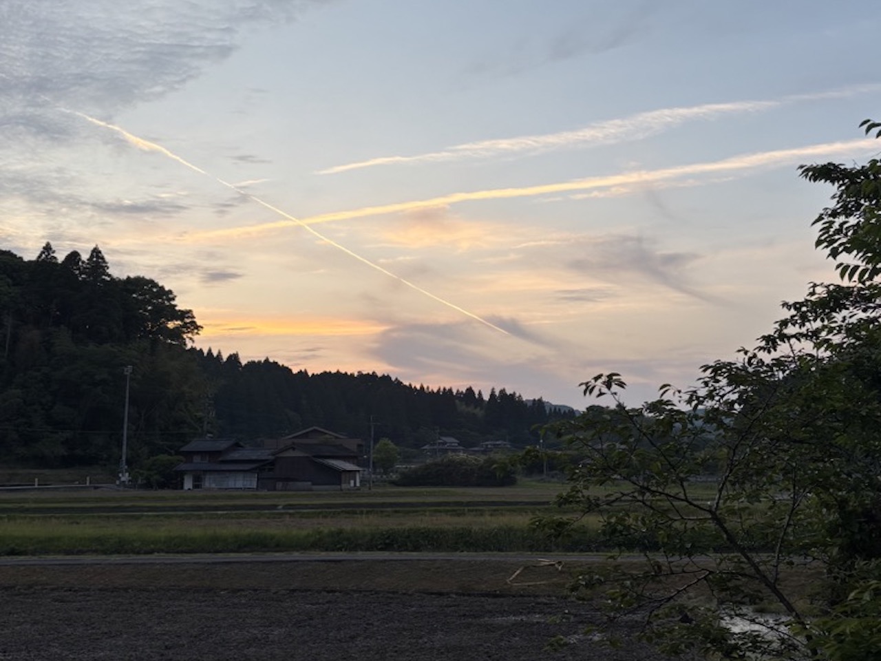 夕暮れ