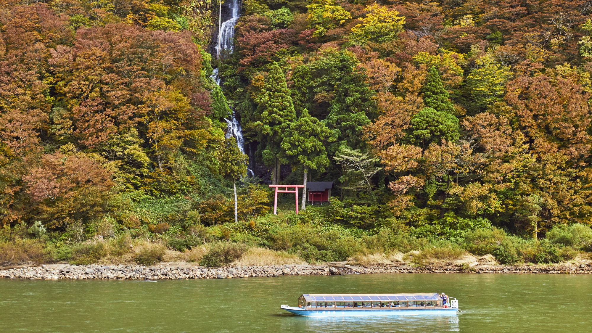 【周辺観光】山形県「最上川舟下り」（当館よりお車45分）