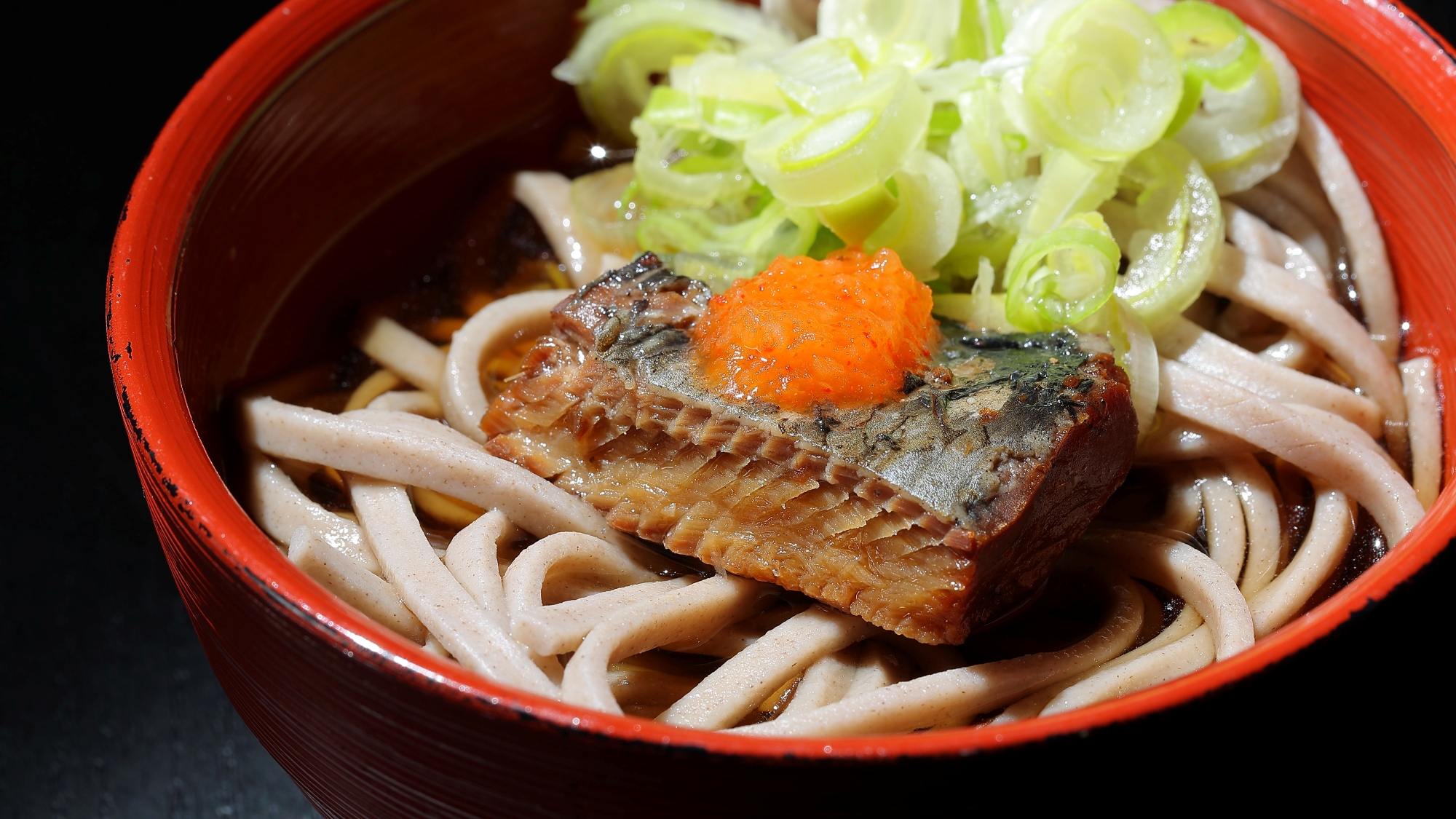 【ご夕食一例】「にしんそば」噛む度に旨味溢れるにしんとさっぱりとした蕎麦の愛称は抜群です。