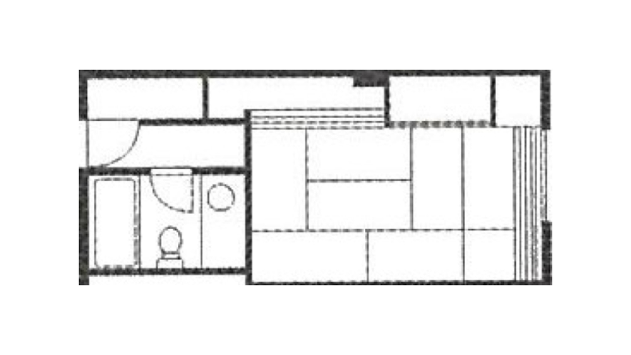 【和室ルーム】平面図