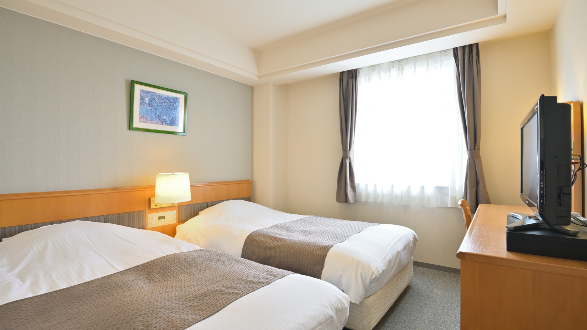 ◇新館◇ツインA【禁煙】お部屋18平米の広さ