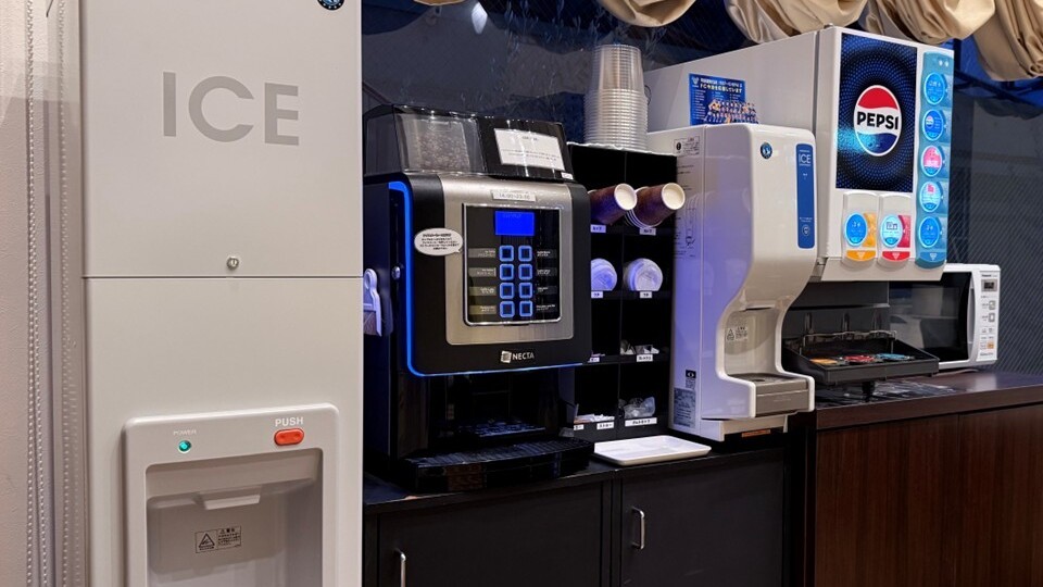 ウェルカムドリンクコーナー