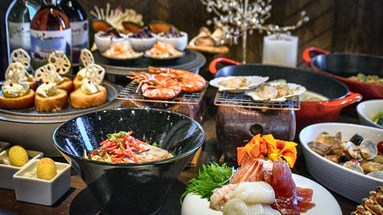 Winter2026-2027〇1泊2食ビュッフェ〇冬シーズンスタンダード〇海鮮にラーメン和洋豊富♪