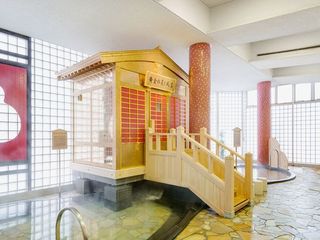 黄金の蒸し風呂（太閤の湯浴場内）