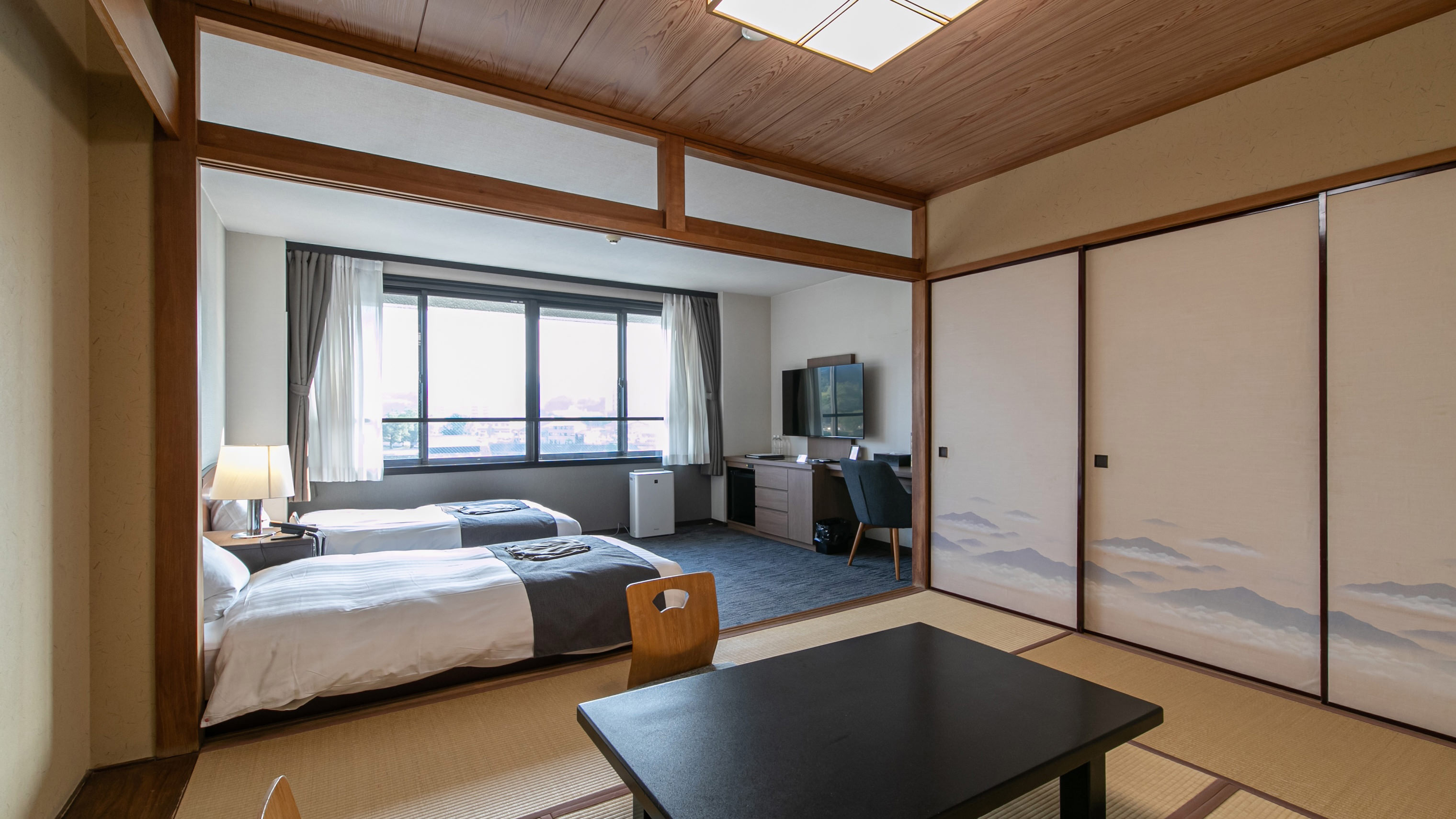 スタンダード和洋室＜６畳＋ツイン＞【禁煙】