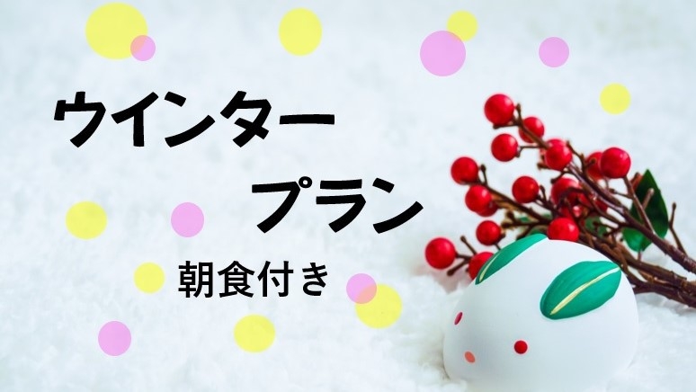 【ウィンタープラン　朝食付き】大浴場で心も体もぽかぽかに♪