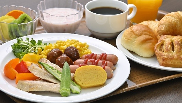 【朝食バイキング】洋食盛り付け例