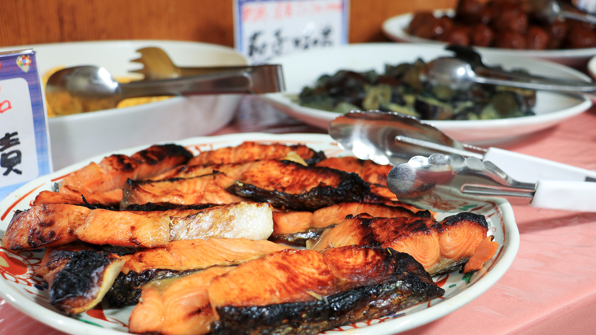 ＃朝食バイキング　焼き鮭の西京焼き(※時期によって内容は異なります。)