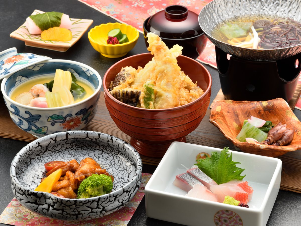 太刀魚天丼＆海鮮茶碗蒸しプラン（イメージ）