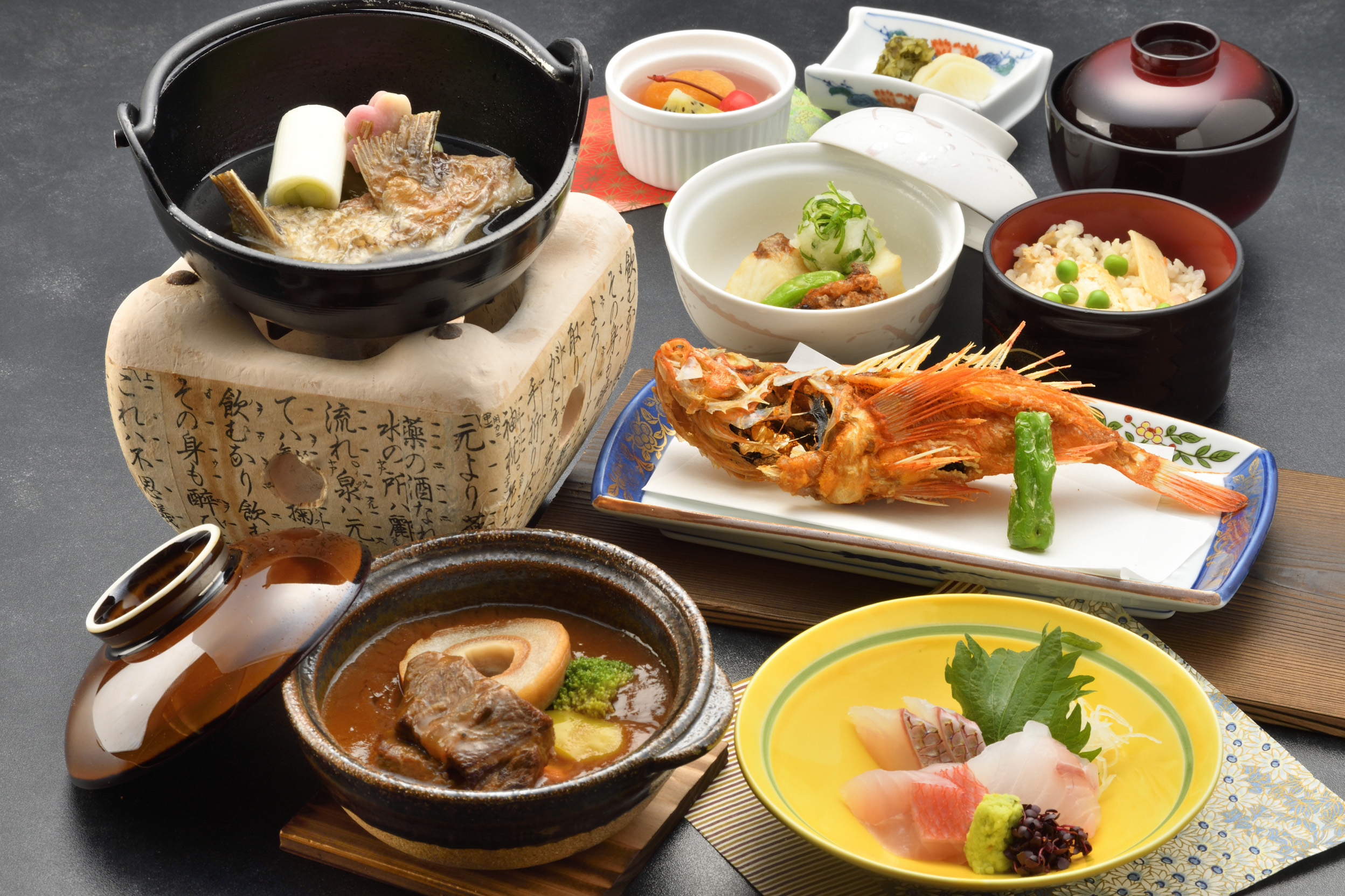 牛シチュー＆かさごの唐揚げプラン（イメージ）