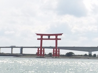 浜名湖（弁天島大鳥居）