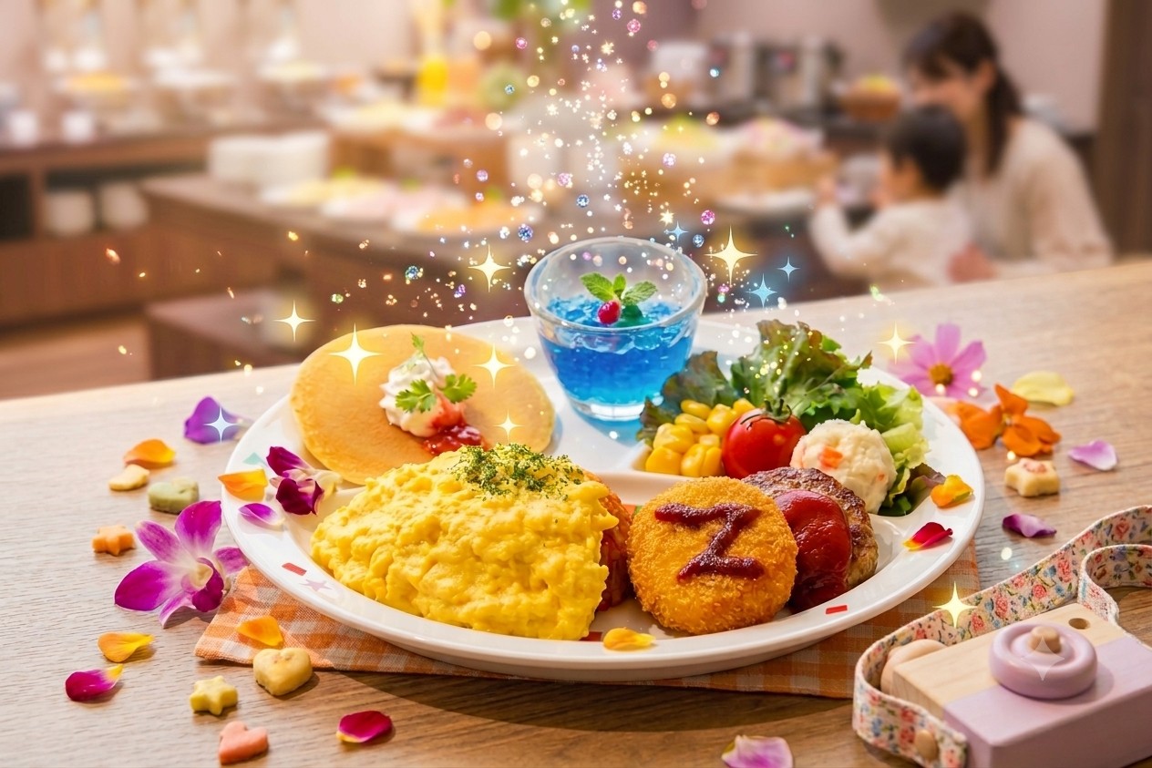 夏休み限定キッズメニューイメージ