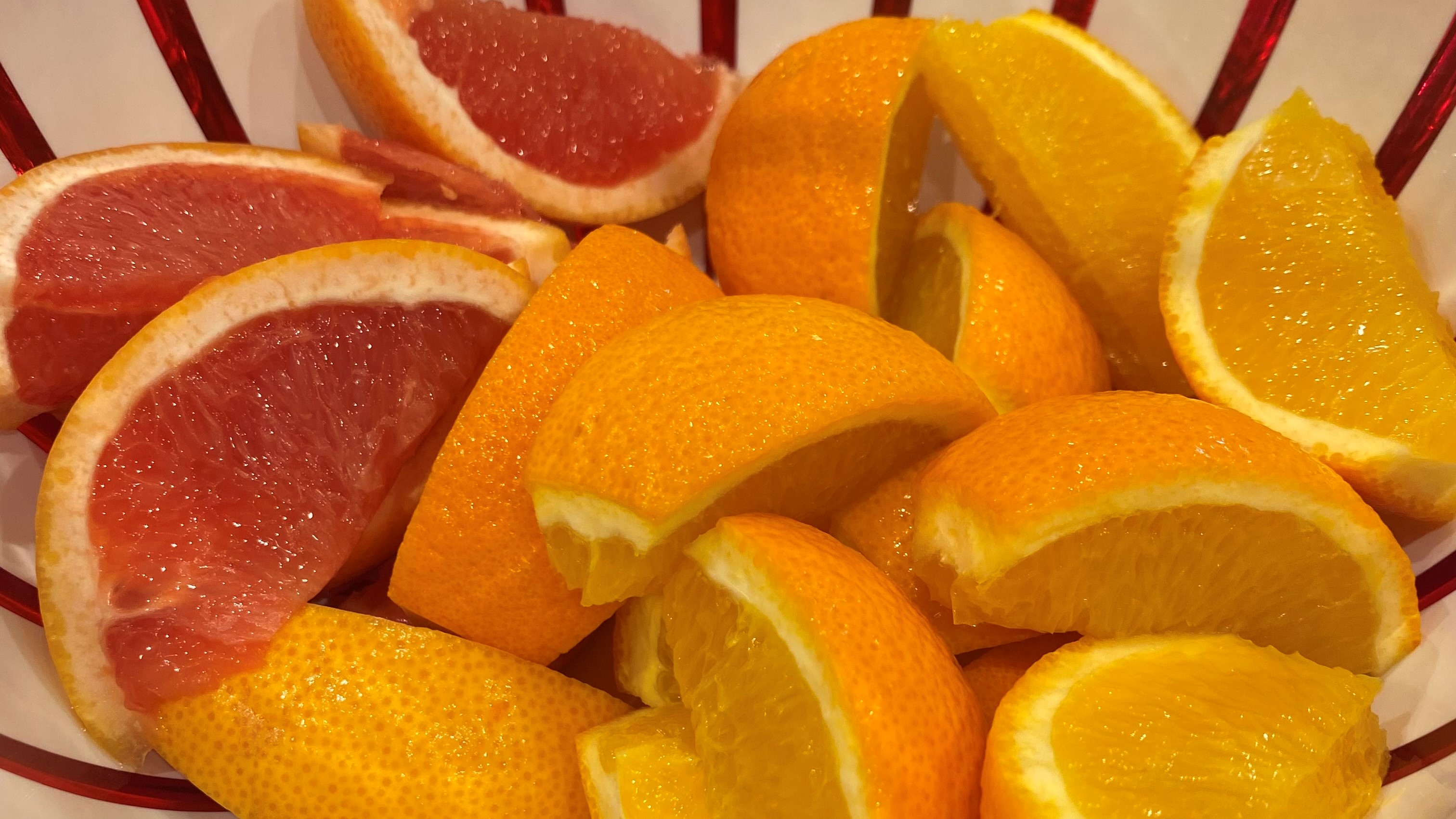 【デザート】オレンジ&ピンクグレープフルーツ