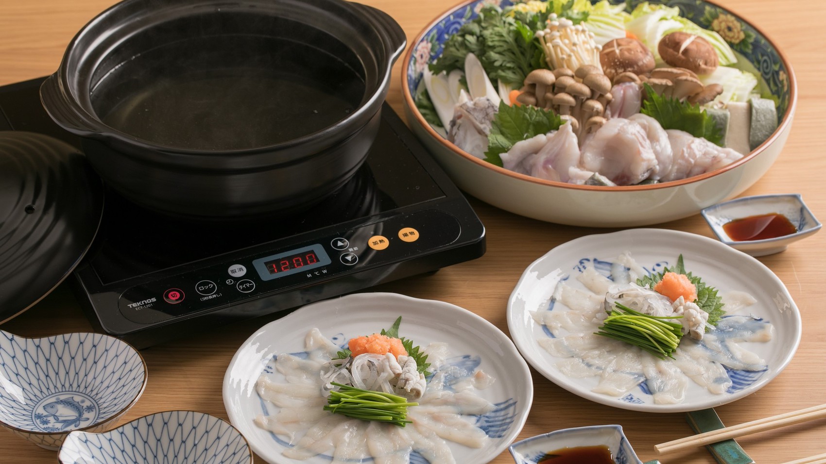 【夕食付】鮮度抜群！魚屋さんの旬の鍋セット付プラン