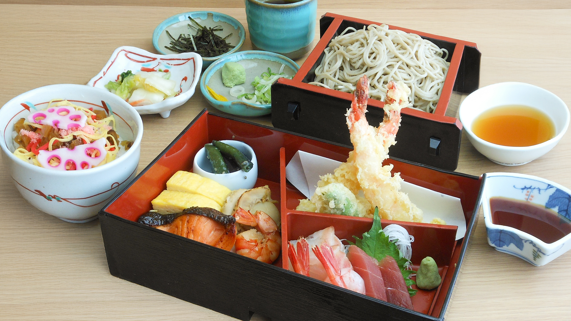 【レストラン福鶴亭】そば弁当